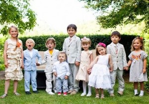 Children Entertained At A Wedding