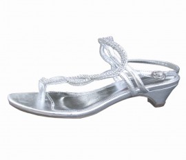 Alana Diamante Silver Sandal