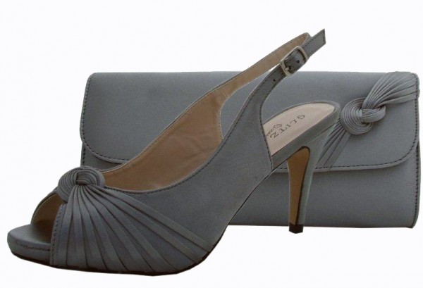 Pewter Wedding Shoes And Bag Pewter Wedding Shoes And Bag