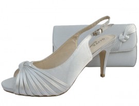 Annabel Silver Evening Shoes