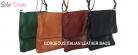 Italian Leather Cross Body Bag Tan