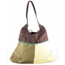 Summer Linen Square Bag Khaki