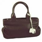 Touch Leather Handbag Brown Medium