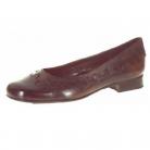 Carmel Brown Leather Flat Shoe