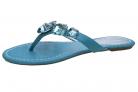 Colleen Turquoise Toe Post Sandal