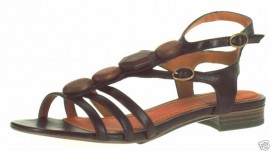 Evelyn Cafe Brown Gladiator Sandals