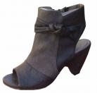 Ginny Peep Toe Linen Ladies Shoes