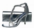 Bernice Silver Evening Sandals