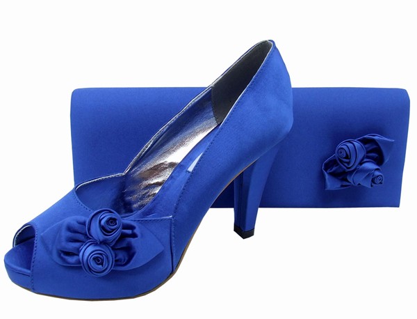 royal blue wedges uk