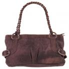 Isla Washed Leather Brown Handbag