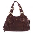 Iva Brown Leather Handbag