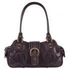 Ivana Black Leather Handbag