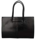 Italian Leather Tote Bag Black