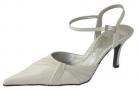 Menbur Ivory Satin Wrap Detail Ladies Shoes