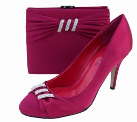 Menbur Avance Burgundy Evening Shoes