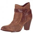 Natalie Brown Leather Ankle Boots