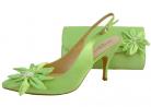 Rosa Lime Green Evening Shoes