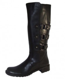 Roxy Black Leather Biker Boots