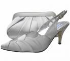 Selina Silver Evening Shoes