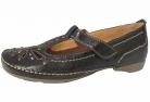 Sheena Brown Leather T-Bar Soft & Flexible Shoes
