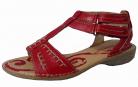 Shirley Soft & Flexible Red Leather Sandal