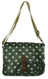 Polka Dot Saddle Bag Green