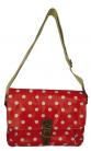 Polka Dot Saddle Bag Red