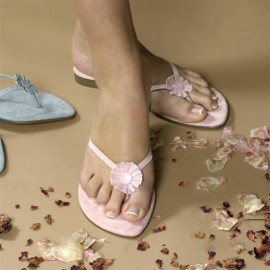 Summer Pink Toe Post Sandals