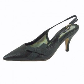 Ted Baker Black Leather Slingbacks