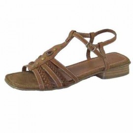 Cleo Chocolate Brown Flat Sandals