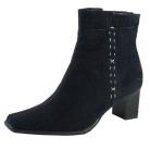 Di Black Suede Ankle Boots