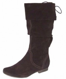 Kate Leather Suede Knee High Ladies Boots