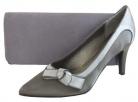 Menbur Two Tone Grey Evening Shoes