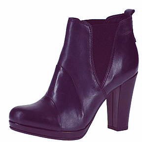navy leather ankle boots uk