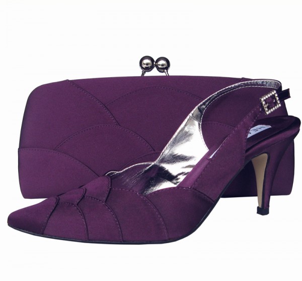 Aubergine Purple Ladies Shoes Sole Divas