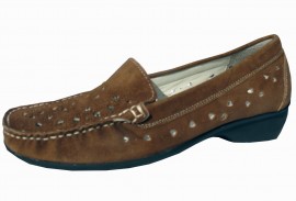 Sorrell Brown Leather Suede Loafer