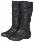 Yvonne Wide Calf Black Knee High Boots