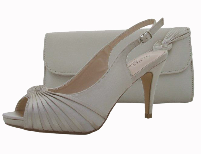 Bridesmaid shoes champagne on sale
