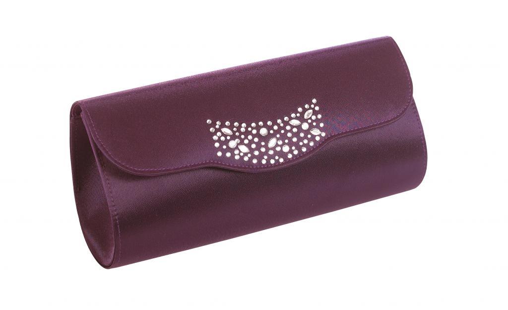 plum clutch