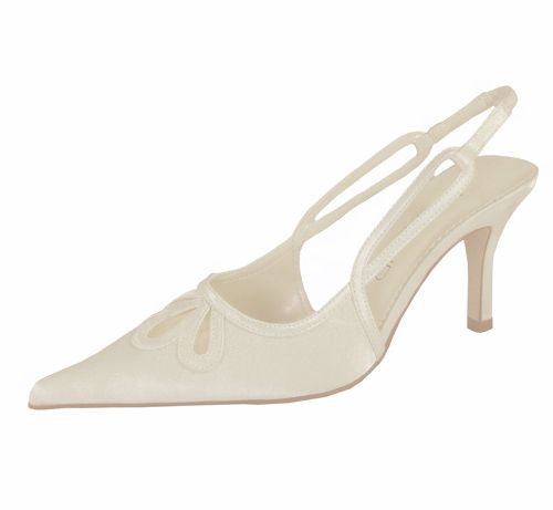 ivory slingback shoes