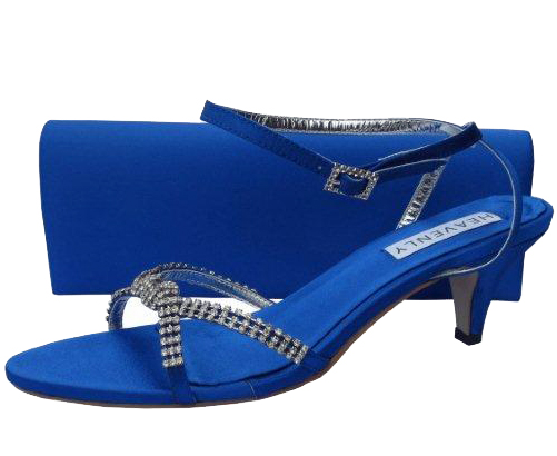 royal blue wedges uk