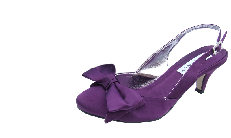 lavender evening shoes