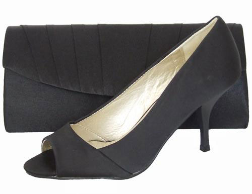 Fantasierijk brug Doe voorzichtig Black Peep Toe Ladies Shoes