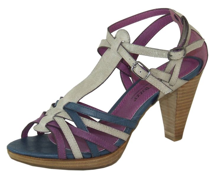 Teal Grey Purple Heeled Sandals | Heeled Sandals | Ladies Sandals